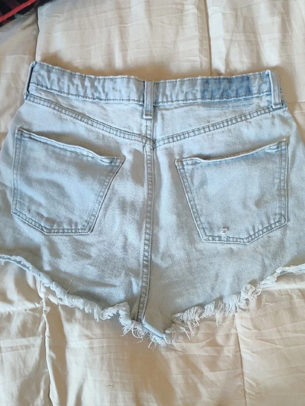 wild fable Light Wash Distressed Denim Shorts - Picture 5 of 5